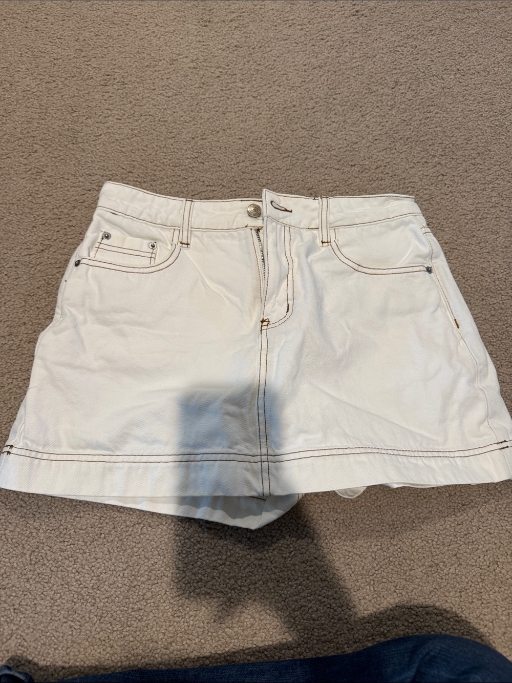 Princess Polly White Mini Skirt